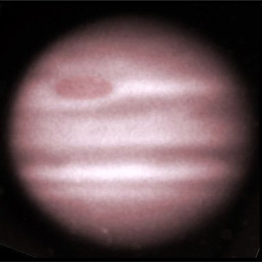 photo of Jupiter taken in 1890 at the Lick Observatory